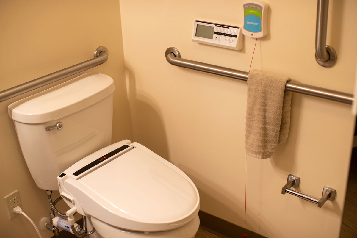 bathroom, toilet and safety features
