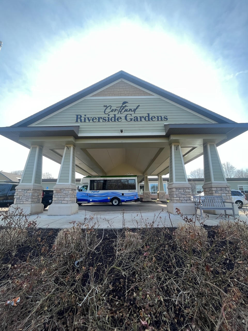 Entrance to Riverside Gardens